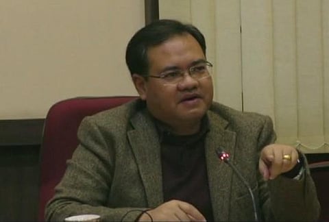 Meghalaya Chief Electoral Officer FR Kharkongor (Photo | ANI Twitter)