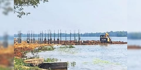 Construction activities being undertaken at Tampara lake | Express