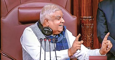 Rajya Sabha Chairman Jagdeep Dhankhar. (Photo | PTI)