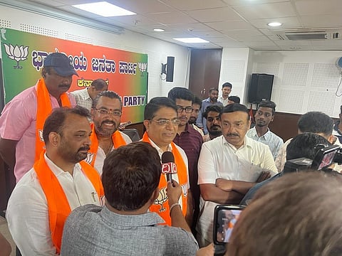 Former Bengaluru top cop Bhaskar Rao left AAP to join BJP. (Photo | Bhaskar Rao Twitter)