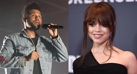 The Weeknd and Jenna Ortega. (File Photos | AP)