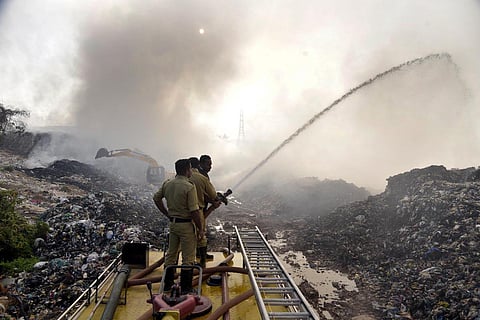 The toxic air has left hundreds complaining of severe health issues, and experts are sounding the alert. (Photo | A Sanesh, EPS)