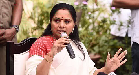 Bharat Rashtra Samithi (BRS) leader K. Kavitha. (Photo | Parveen Negi, EPS)