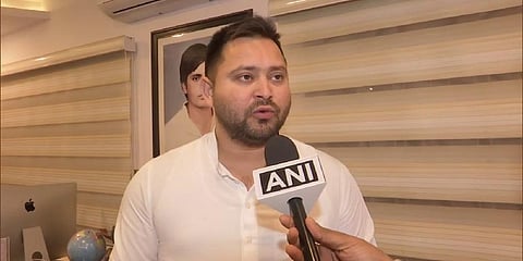Bihar Deputy Chief Minister Tejashwi Yadav. (Photo | ANI Twitter)