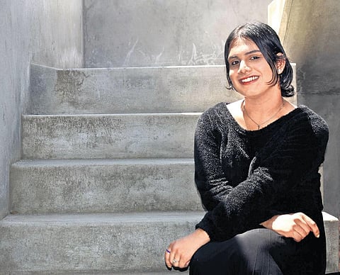 18-year-old drama artiste and UPSC aspirant Aijitha from Coimbatore. PIC: S Senbagapandiyan