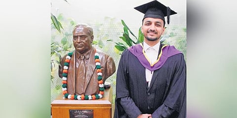 Man and his motto: Let the crowd follow you