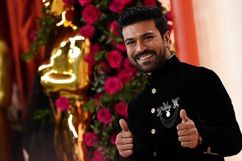 Actor Ram Charan at the Oscars.