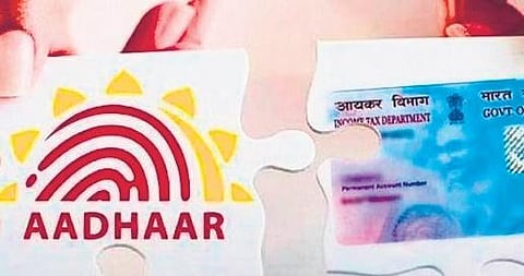 Pan and Aadhar linking. (File Photo)