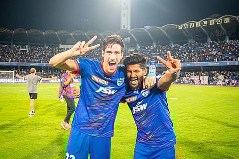 Bengaluru FC players celebrate their win. (File Photo)