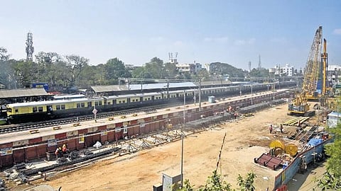 CMRL work in progress near Kodambakkam railway station | Martin Louis