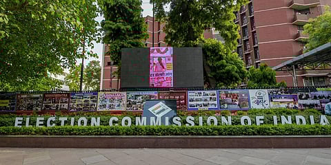 A view of Election Commission of India office in New Delhi. (File Photo | PTI)