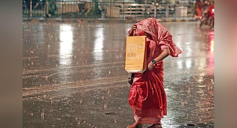 Unexpected summer showers on Wednesday evening brought the much-needed respite to Kochi | Nishad T Ummer