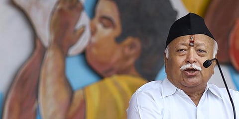 Rashtriya Swayamsevak Sangh (RSS) chief Mohan Bhagwat (Photo | PTI)