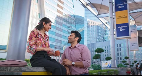 Aditya Roy Kapur and Vedika Pinto in 'Ghar Nahi Jaana'.