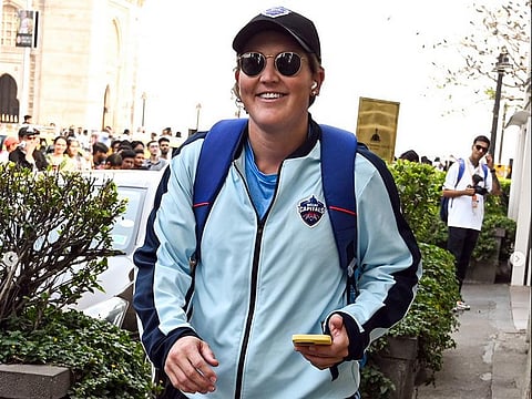 Laura Harris: 'Cricket is just an easy, relaxing, fun thing to be doing with some of your mates.' (Photo | Delhi Capitals)