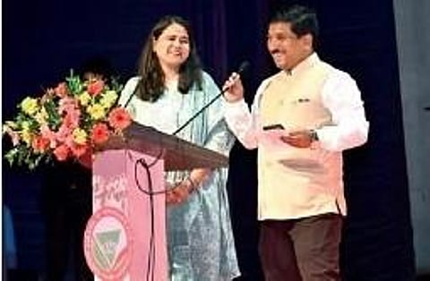 Pooja Kaul at the two-day startup conclave on Saturday | Express