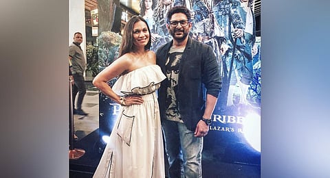 Actor Arshad Warsi and his wife Maria Goretti. (Photo | Instagram)