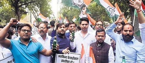 BJP and Congress demanded the resignation of Chief Minister Arvind Kejriwal on Wednesday.