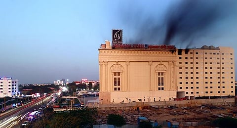 Lakhs of properties damaged in shopping mall fire accident in TN's Madurai