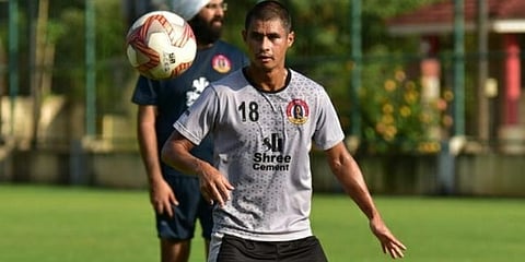 Former India midfielder Eugeneson Lyngdoh.