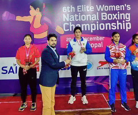 Shiksha Narwal lodged a complaint with the Boxing Federation of India (BFI) president on Wednesday.