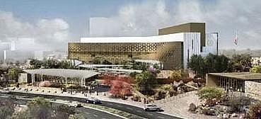 The new consulate was built at a cost of $340 million under the US-India Strategic Partnership.