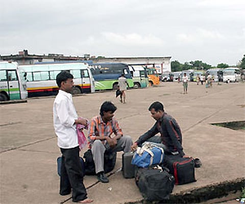 Baramunda bus stand in Bhubaneswar used for representational purpose only. (File Photo: Express)
