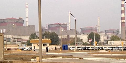 Zaporizhzhia nuclear plant in Enerhodar, Ukraine. (File Photo | AP)