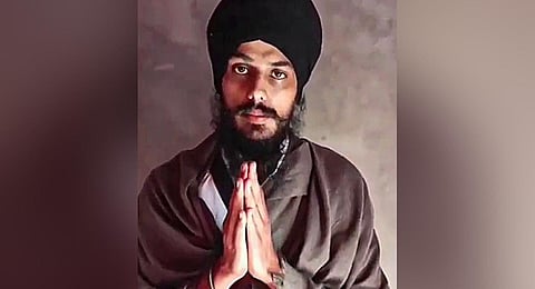 Fugitive radical preacher Amritpal Singh. (Photo | PTI)