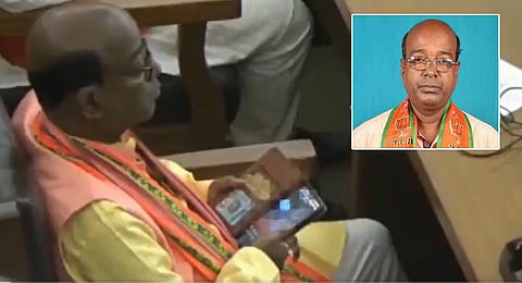 Tripura BJP MLA Jadab Lal Nath. (Photo | Twitter)