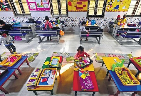 A class in session at a Delhi government school | AFP file photo