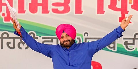 Former Punjab Congress chief Navjot Singh Sidhu (Photo | PTI)
