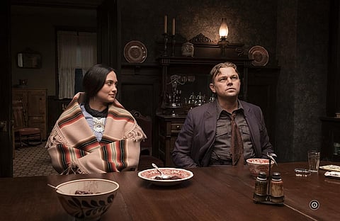 A still from the trailer of 'Killers of the Flower Moon' by Martin Scorsese, starring Leonardo DiCaprio. (Photo | IMDb)