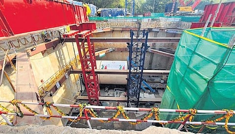 Tunnel boring machines get down to work on new Delhi Metro line