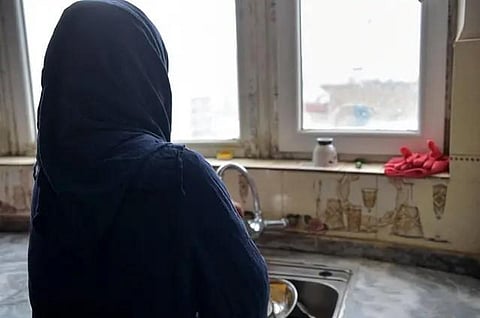 Marwa has retreated into hiding with her eight children after Taliban commanders tore up her divorce. (Photo| AFP)