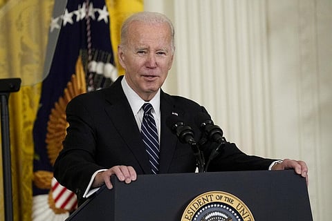 US President Joe Biden speaks during an event in the East Room of the White House in Washington, Wednesday, March 1, 2023. (Photo | AP)
