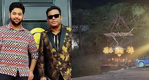 AR Ameen escaped a major accident on a set location in Mumbai. (Photos | AR Ameen Instagram)