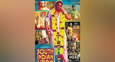 Poster from the movie South Indian Hero.