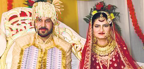 Both the Muslim and Hindu communities came together and attended the wedding ceremony.