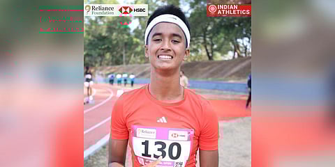 Rezoana Mallick Heena, a 16-year-old runner from Bengal. (Photo | Twitter)
