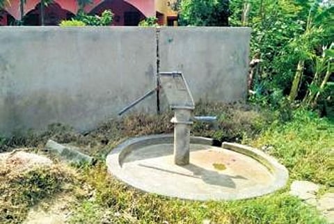 A defunct tube-well in a seaside village of Kendrapara | Express