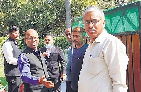 CBI officials at Misa Bharti’s residence to question her father Lalu Prasad | PTI