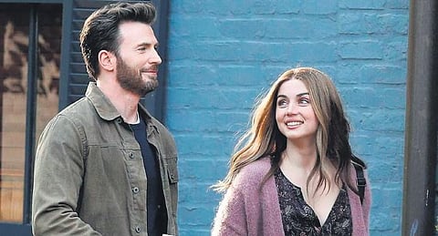 A still from the trailer 'Ghosted' starring Chris Evans and Ana de Armas. (Photo | YouTube screengrab)