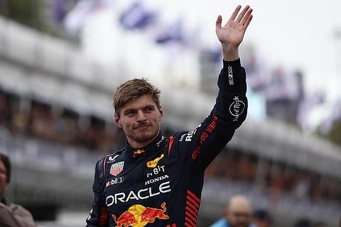 Red Bull driver Max Verstappen of Netherlands waves after qualifying fastest for the Australian Formula One Grand Prix at Albert Park in Melbourne. (Photo | AP)
