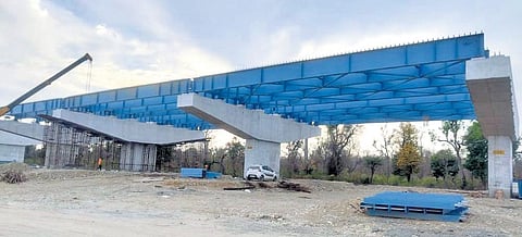 A type of fiber sheet is used to build the expressway as a wildlife-friendly step | PTI