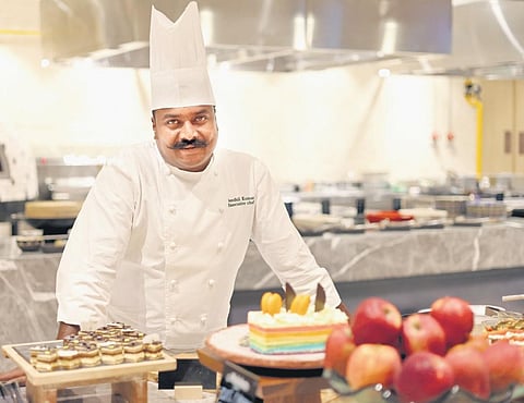 Senthil Kumar, the executive chef of Hyatt Regency Trivandrum | BP Deepu