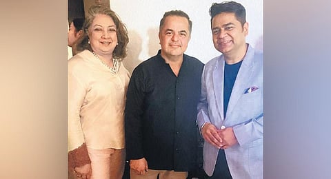 Karen Anand, Vicky Ratnani & Vikas Seth.