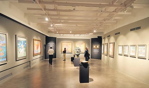An image from the Triveni Art Gallery. (Photo | Express)
