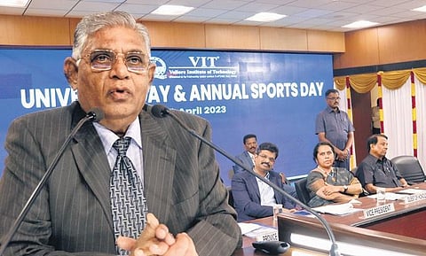 Former Chief Justice of Delhi HC D Murugesan at VIT’s University Day and Annual Sports Day | s dinesh