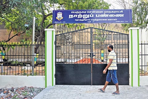 The Chennai corporation will set up a nursery at the Communicable Diseases Hospital premises in Tondiarpet | Ashwin prasath